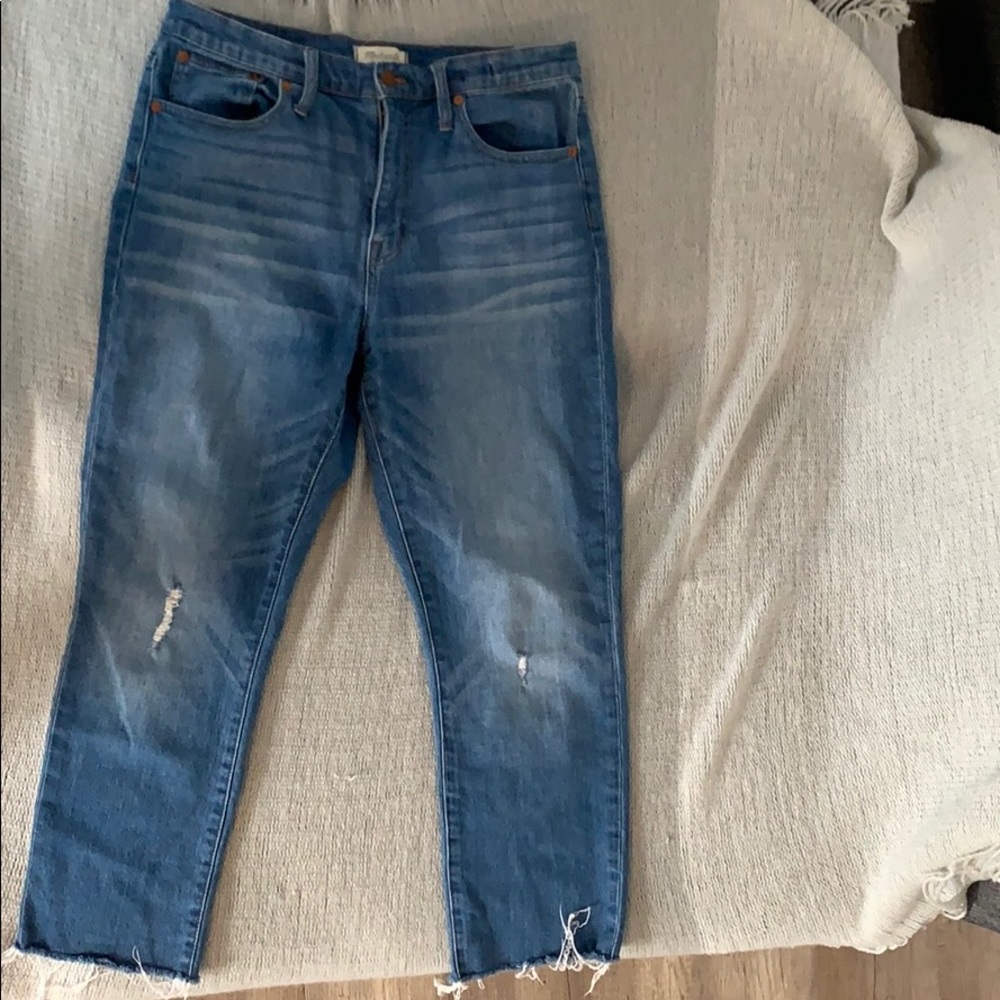 Madewell: High Waist Crop Slim Boyjean